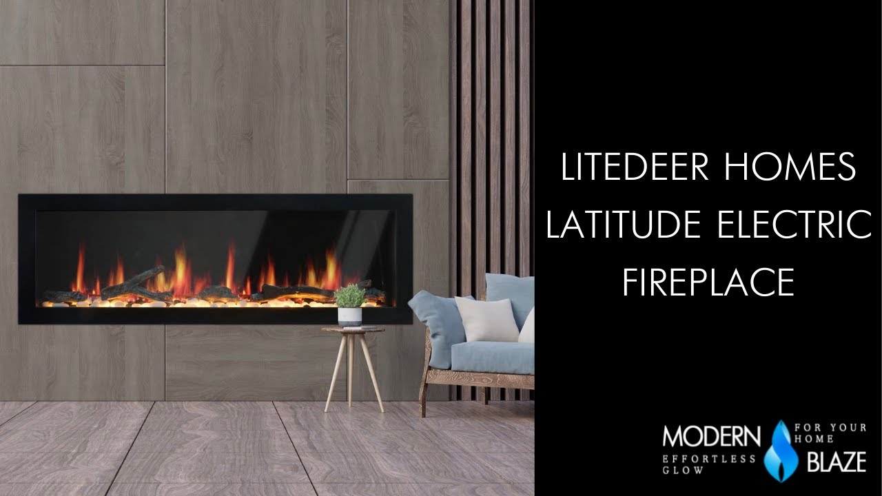 Litedeer Homes Latitude Built-In Electric Fireplace Video