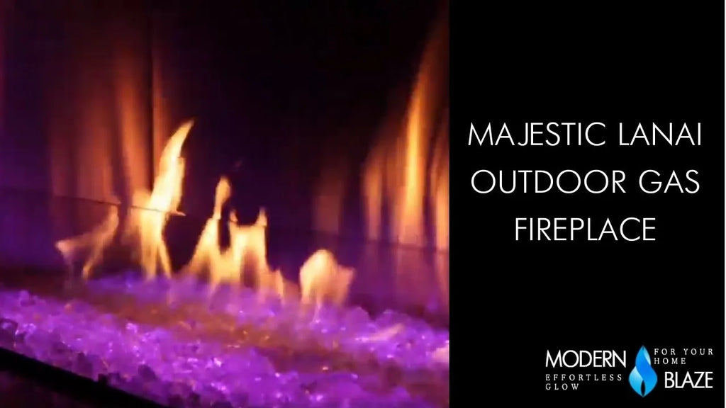 Majestic Lanai Outdoor Gas Fireplace