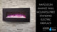 Napoleon Amano Wall Mounted/Free Standing Electric Fireplace