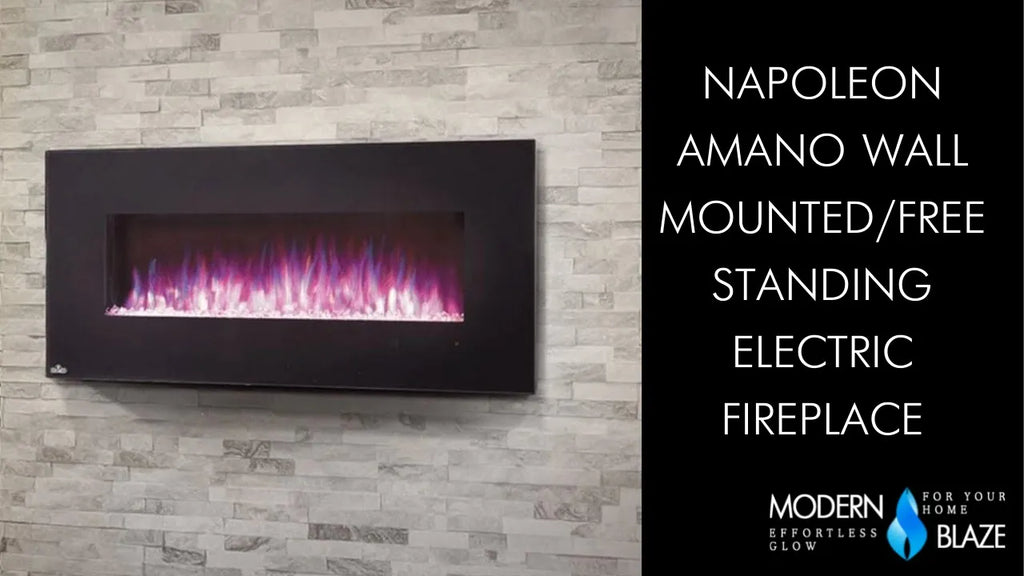 Napoleon Amano Wall Mounted/Free Standing Electric Fireplace