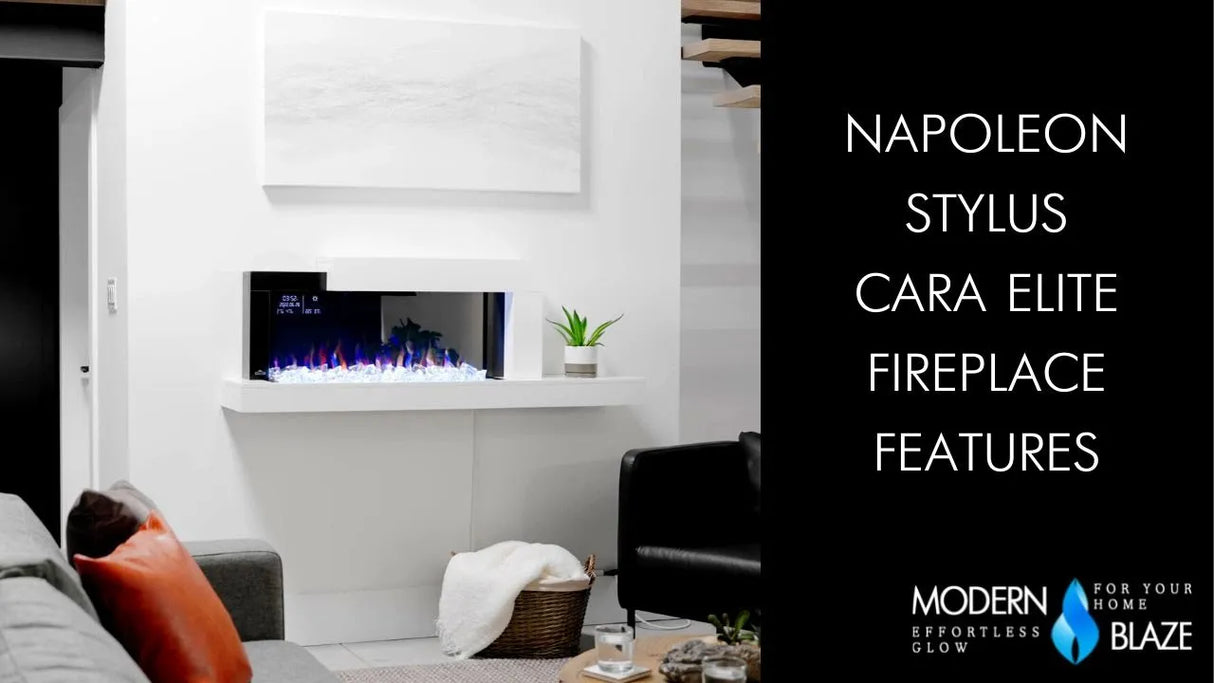 Napoleon Stylus Cara Elite Electric Fireplace Features