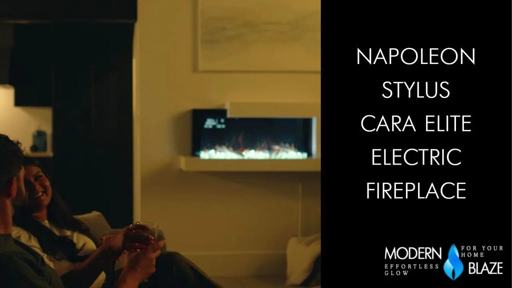 Napoleon Stylus Cara Elite Wall Mounted Electric Fireplace