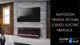 Napoleon Trivista Pictura 3-Sided Electric Fireplace