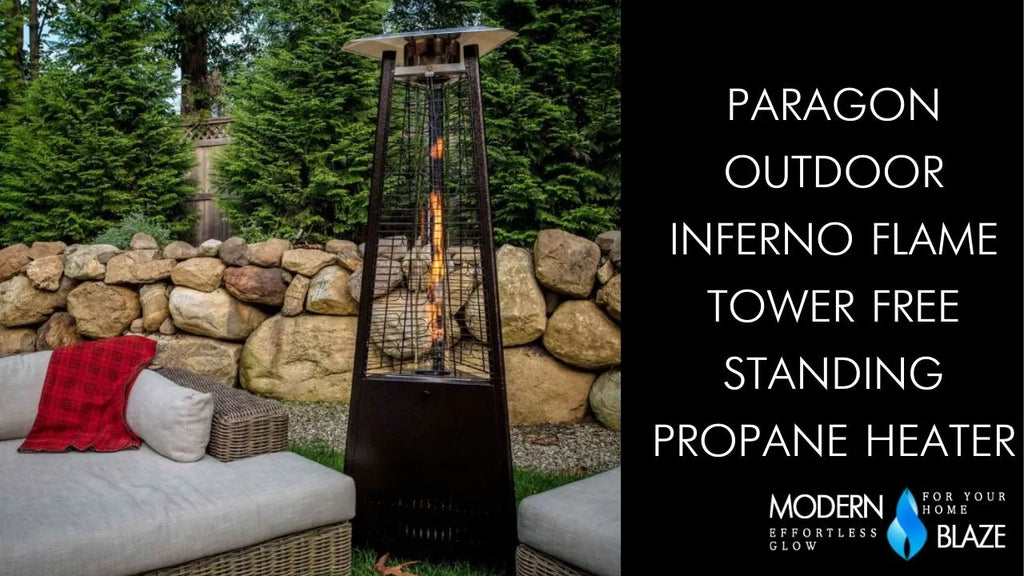 Paragon Outdoor Inferno Flame Tower Propane Patio Heater Video