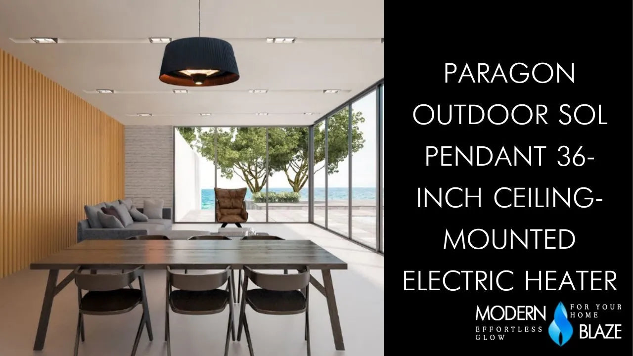 Paragon Outdoor Sol Infrared Pendant Heat Lamp Video