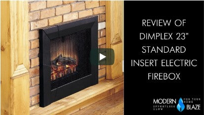Review of Dimplex 23-Inch Standard Insert Electric Firebox Video