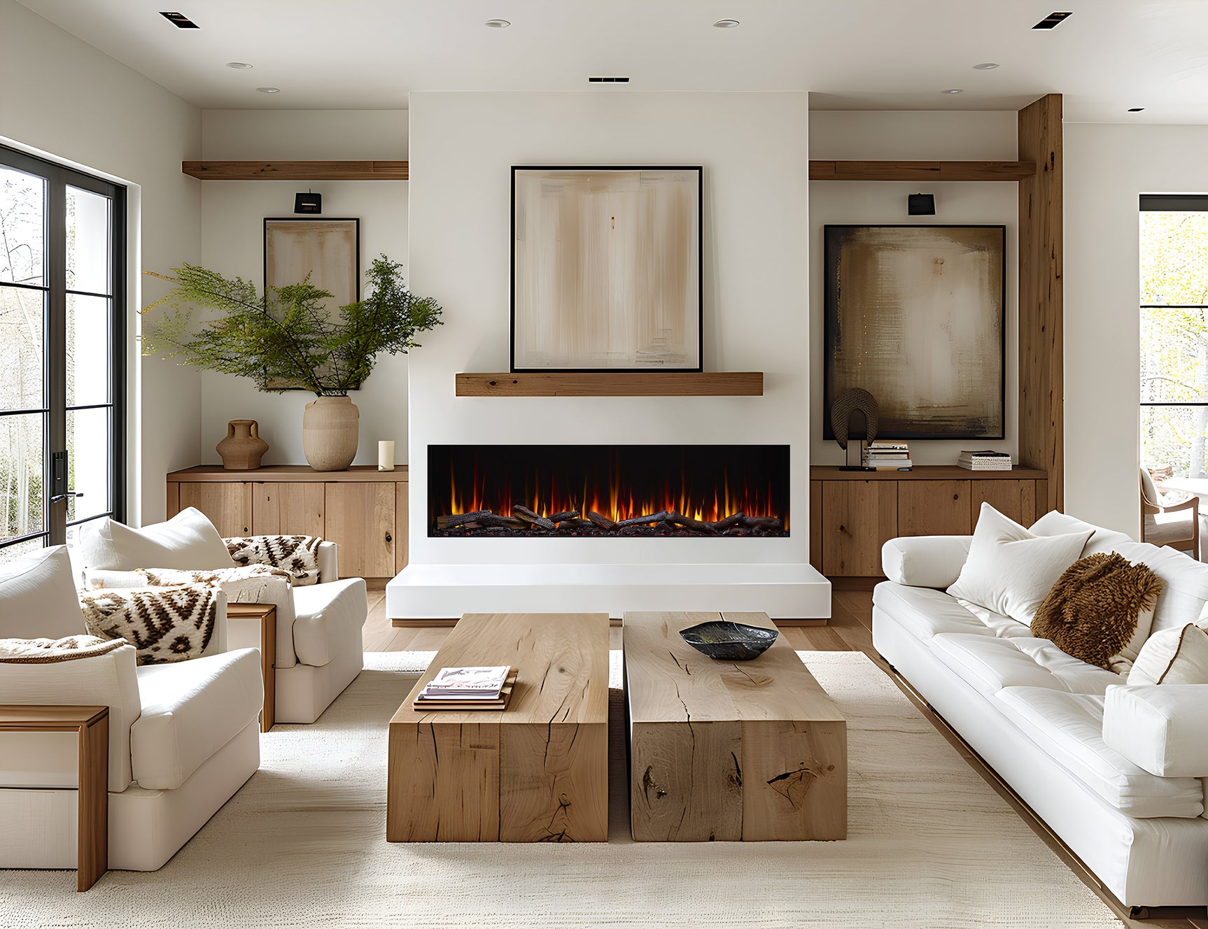 SimpliFire Triton Electric Fireplace Video