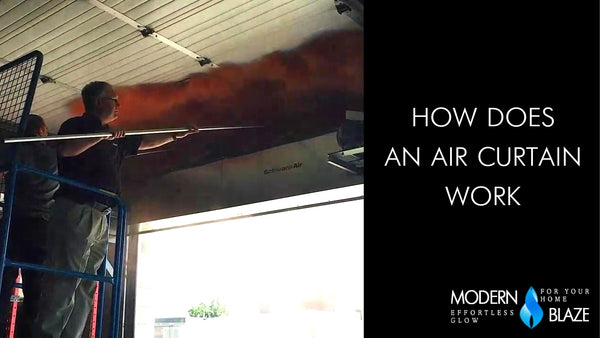 How does an air curtain work