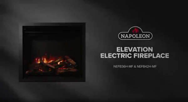 Napoleon Elevation Electric Fireplace Video