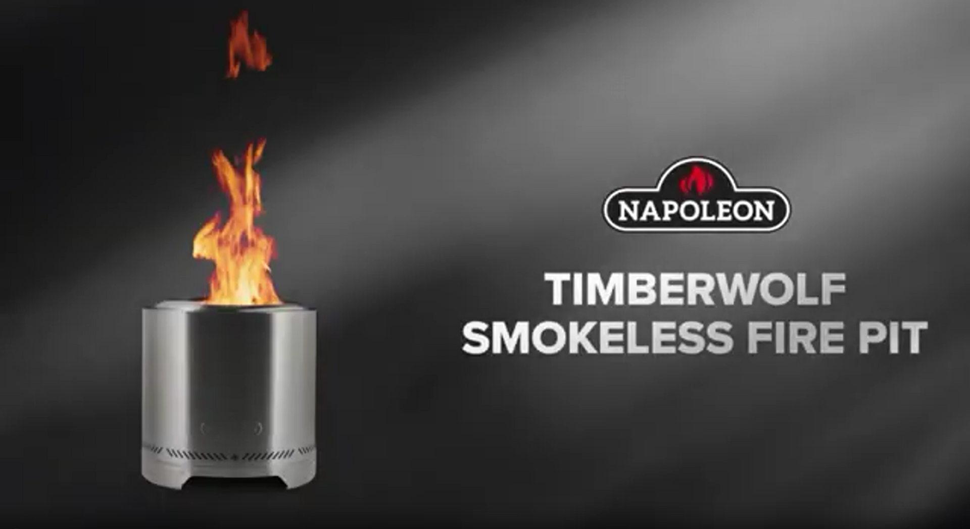 Napoleon Timberwolf Smokeless Fire Pit Video