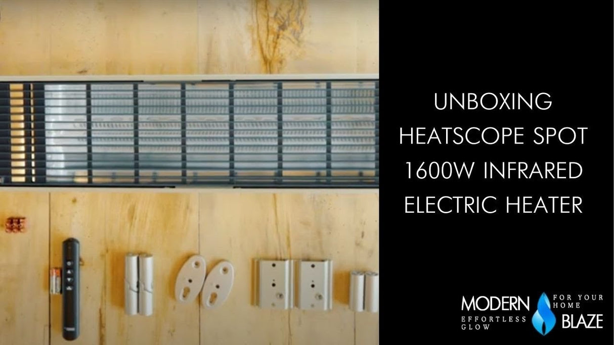 Unboxing Heatscope Spot 1600W Infrared Electric Heater