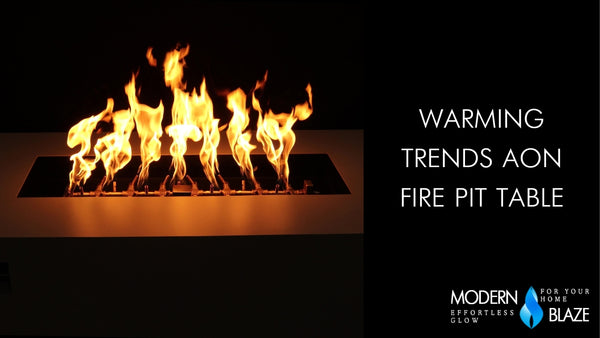 warming trends aon fire pit table video