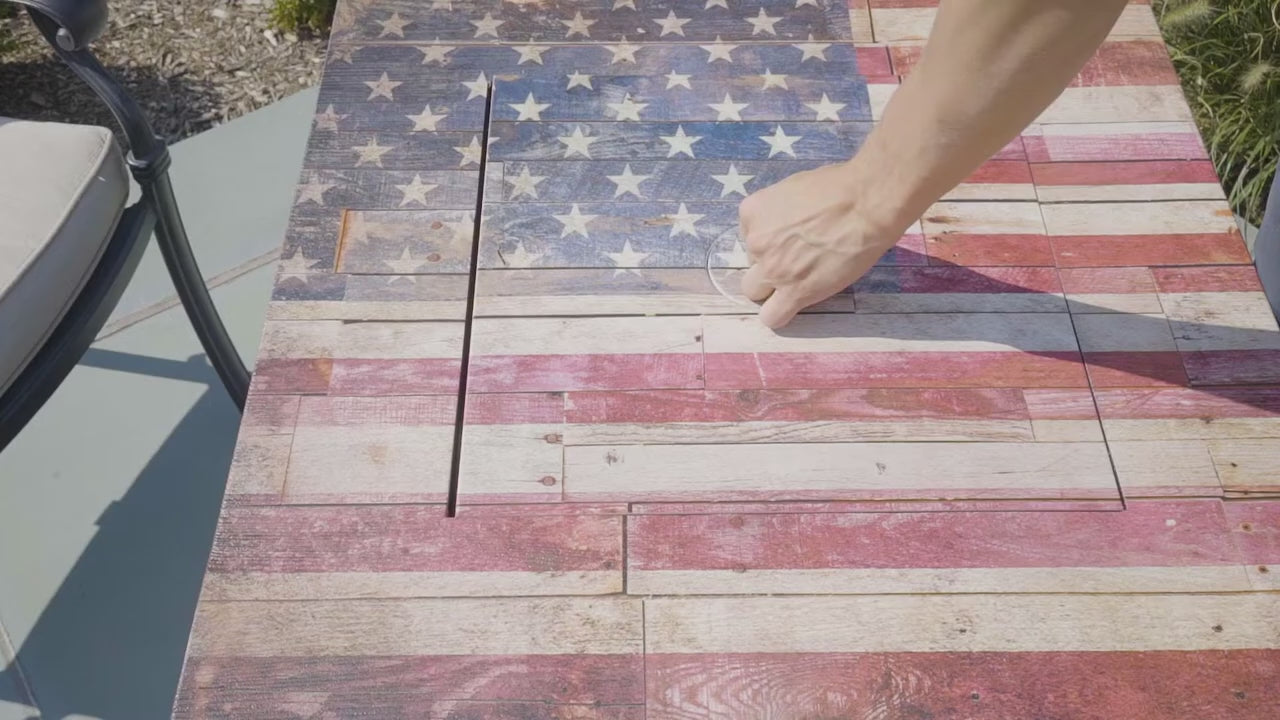 Endless Summer Liberty Square LP Fire Pit Table