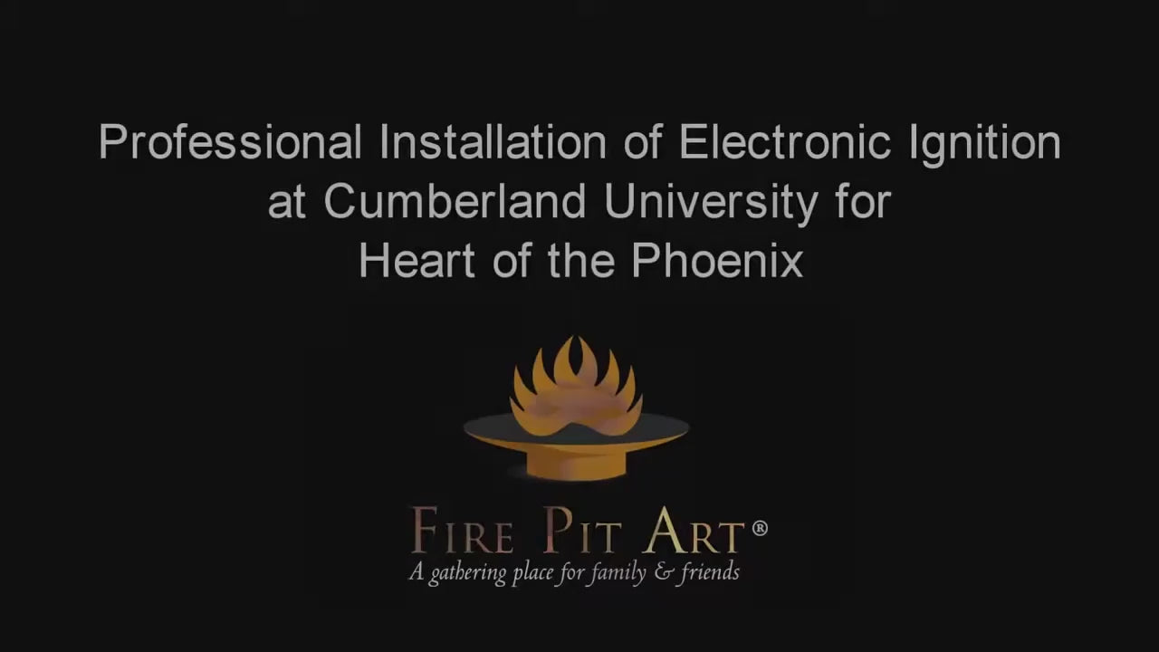 Fire Pit Art Electronic Ignition Installation