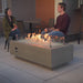 The Outdoor GreatRoom Company Cove Grey Linear Gas Fire Pit Table
