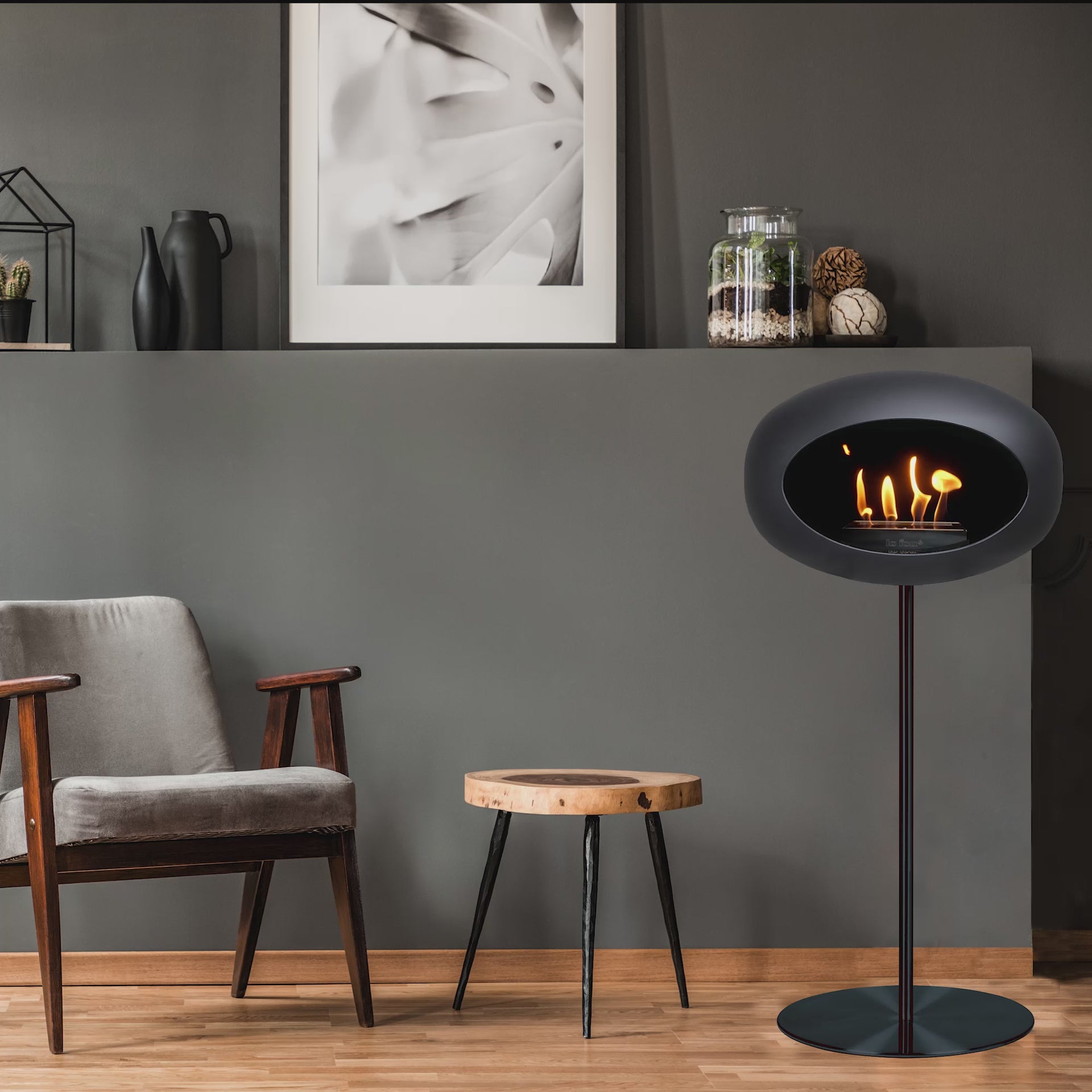 Le Feu Dome Black High Pole