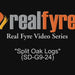 Real Fyre- Split Oak Vent-Free Gas Log Set
