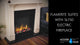 Flamerite E-FX Slim Line Tall 750T Built-In Smart Electric Fireplace