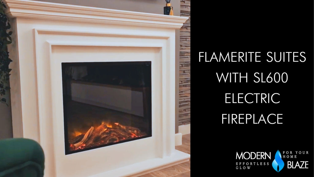 Flamerite E-FX SL600 Built-In Smart Electric Fireplace Video