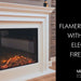 Flamerite E-FX SL600 Built-In Smart Electric Fireplace Video