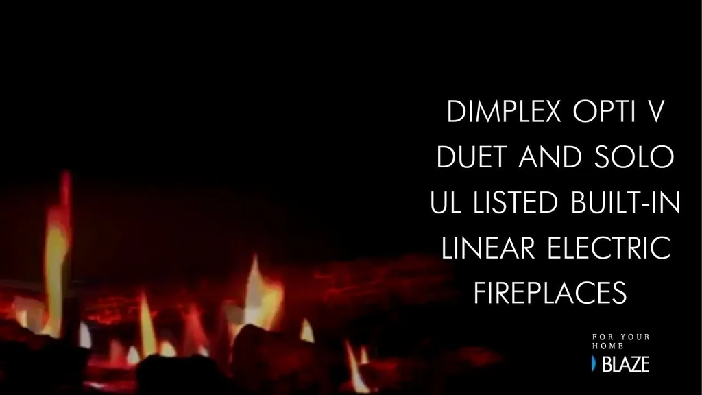 Dimplex Opti V Fireplaces Duet VF5452L Video