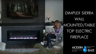 Dimplex Sierra Wall Mounted-Tabletop Electric Fireplace