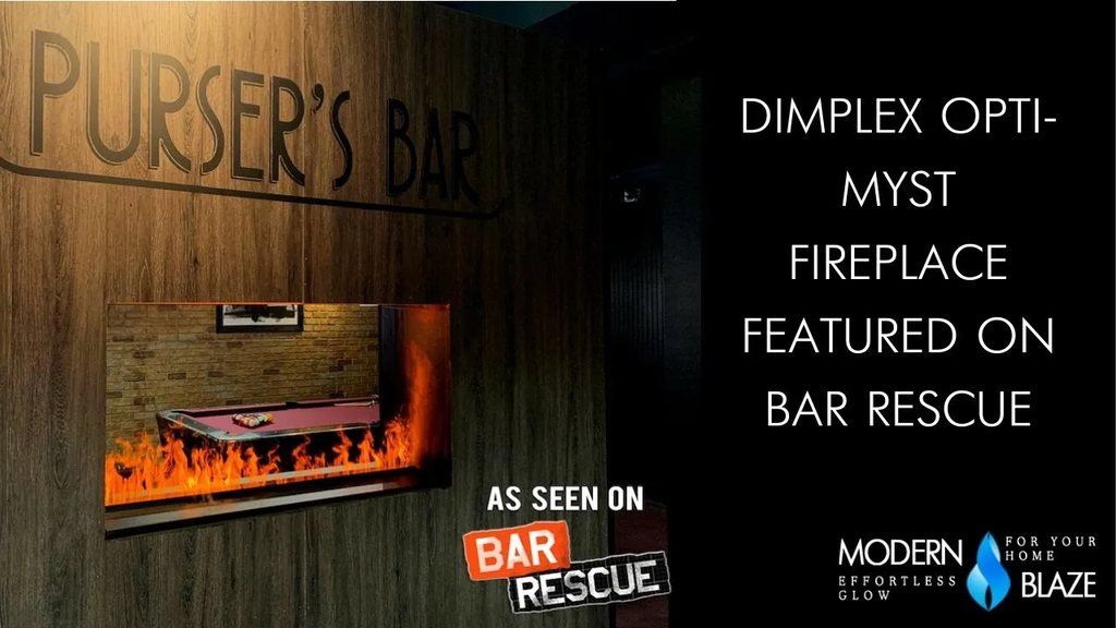 Dimplex Opti-Myst Fireplace Featured on Bar Rescue Episode