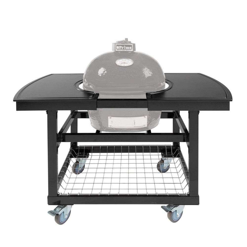 Primo 2-Piece Island Top Installed on Oval LG 300/XL 400 Cart Base