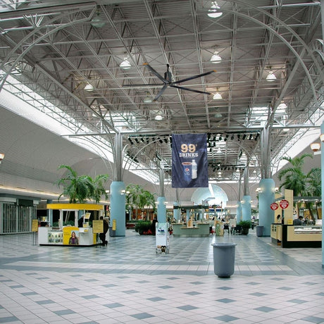 Schwank MonsterFans GD fan has been installed at the large commercial area.