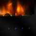 simplifire allusion electric fireplace button controls
