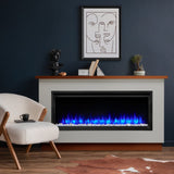 simplifire ready to finish boyd build out kit situated beside a blue wall