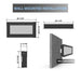 Simplifire Format 36-Inch Wall-Mounted Electric Fireplace Specs