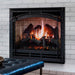 Simplifire Inception 36-Inch Traditional Built-In Electric Fireplace in a living room