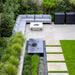 white solus elevated halo in a modern outdoor space
