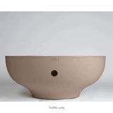 solus luna 42 round fire pit in truffle color