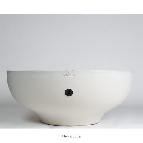 solus luna 42 gas fire pit in halva color