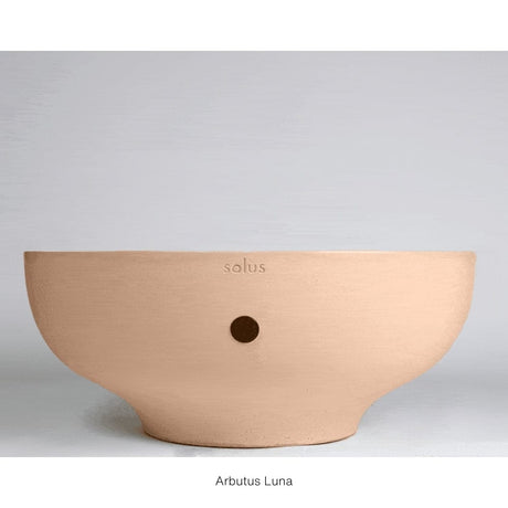 solus luna 42 round fire pit in arbutus color