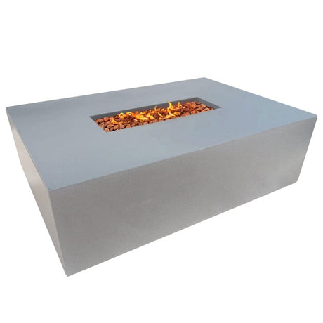 Stonelum Manhattan 04 Fire Pit Table in White