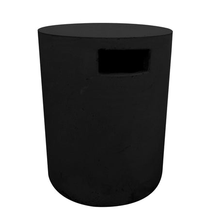 round black tank cover