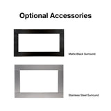 optional decorative surround
