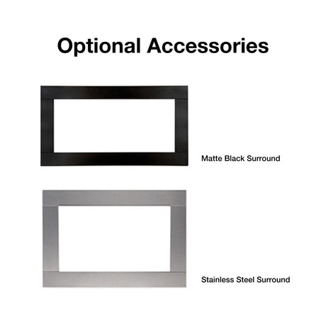 optional decorative surround