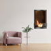 The Bio Flame 24-Inch Firebox DS Built-in Ethanol Fireplace in your living space