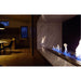 The Bio Flame 38" Ethanol Fireplace Burner in a luxury dining room