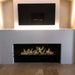 the bio flame 72-inch black ethanol fireplace in a living room