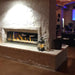 The Bio Flame 72-Inch Smart Ethanol Fireplace at an events place