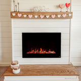 Touchstone Forte 40-Inch electric fireplace installed in a room