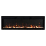 Touchstone Fury Series Slim Recessed Smart Electric Fireplace