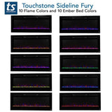 Touchstone Fury Series Flame and Ember Bed Colors