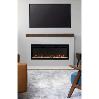 Touchstone Fury 46 with Mantel and TV Above