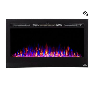 Touchstone Sideline 36-Inch Recessed Smart Electric Fireplace (#80014)